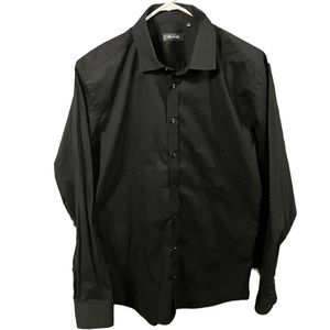 SAND DRESS SHIRT MENS SIZE 42 BLACK